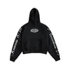 Crown of Thorns "Dear YOU" Logo Distressed Hoodie Black
