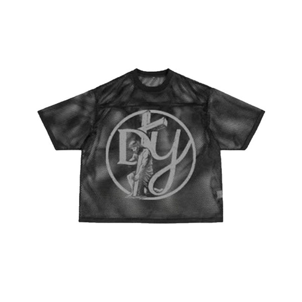 “WALK BY FAITH“ Mesh Jersey (Grey Print)