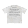 "Dear YOU" Logo Message Tee (Vintage White)